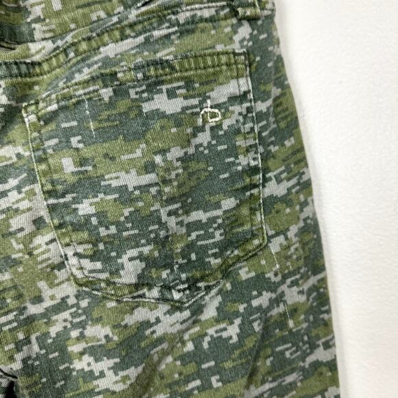 Rag & Bone Skinny Green Digital Graphic Camo Stretch Ankle Jeans 27 - Picture 7 of 10